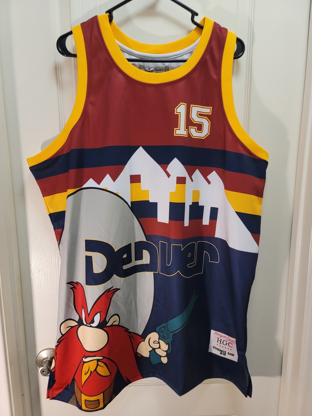 Yosemite Sam Denver #15 Jersey - 4XL - NWT